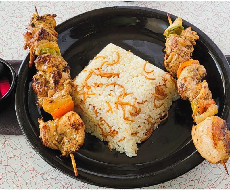 Chicken Skewer Meal